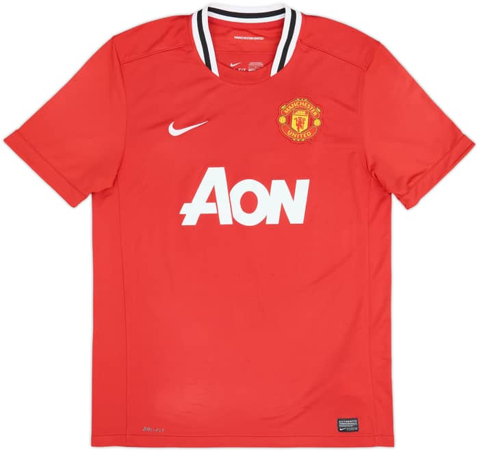 2011-12 Manchester United Home Shirt Berbatov #9 - 8/10 - (L)