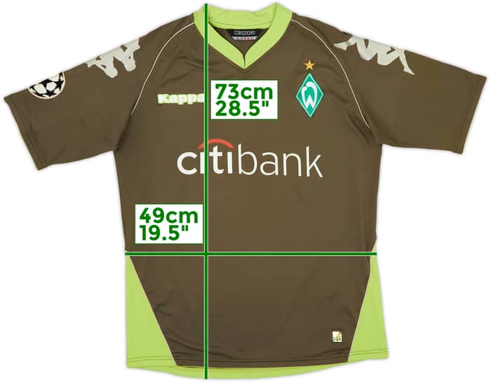 2007-08 Werder Bremen Away Shirt Diego #10 - 4/10 - (L)