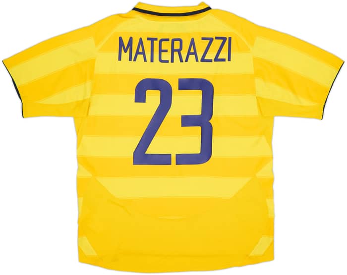 2003-04 Inter Milan Away Shirt Materazzi #23 - 6/10 - (XXL)