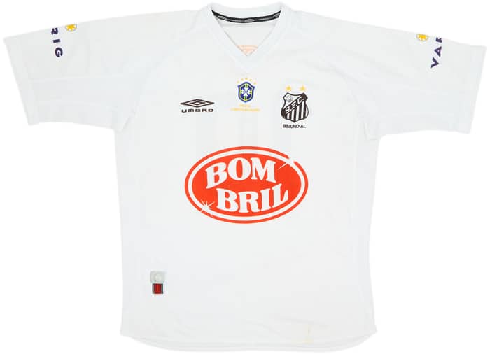 Camiseta de local del Santos 2002-03 #10 - 7/10 - (XL)