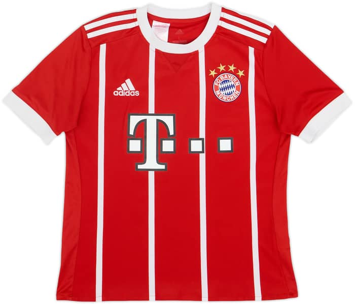 2017-18 Bayern Munich Home Shirt James #11 - 6/10 - (L.Boys)