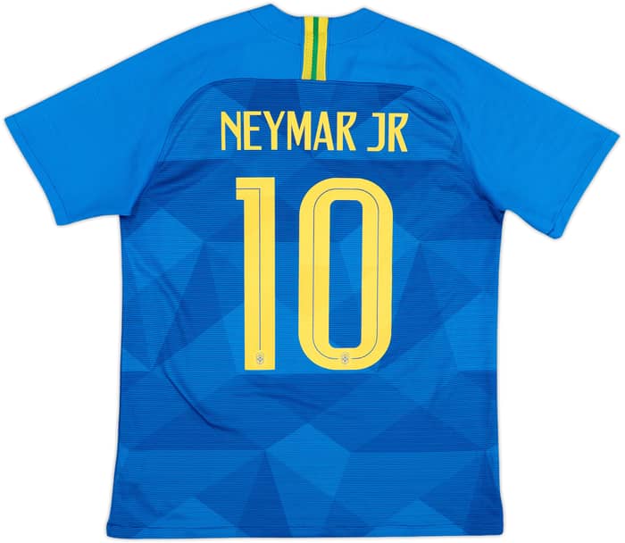 2018-19 Brazil Away Shirt Neymar Jr #10 - 8/10 - (M)