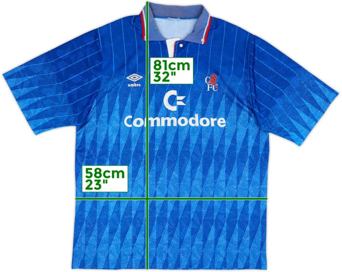 1989-91 Chelsea Home Shirt - 6/10 - (XXL)