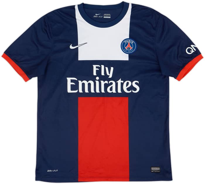 2013-14 Paris Saint-Germain Home Shirt Ibrahimovic #10 - 8/10 - (L)