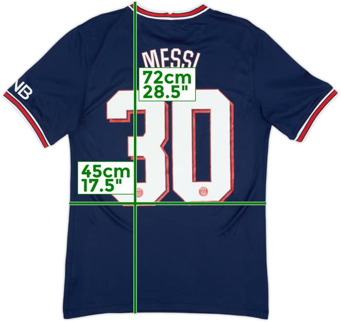 2021-22 París Saint-Germain Camiseta de local Messi #30 - 8/10 - (S)