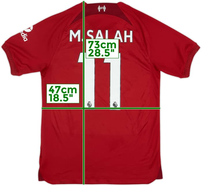 2022-23 Liverpool Home Shirt M.Salah #11 - 7/10 - (S)