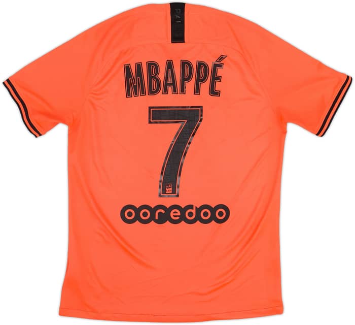 2019-20 Paris Saint-Germain Away Shirt Mbappe #7 - 6/10 - (M)