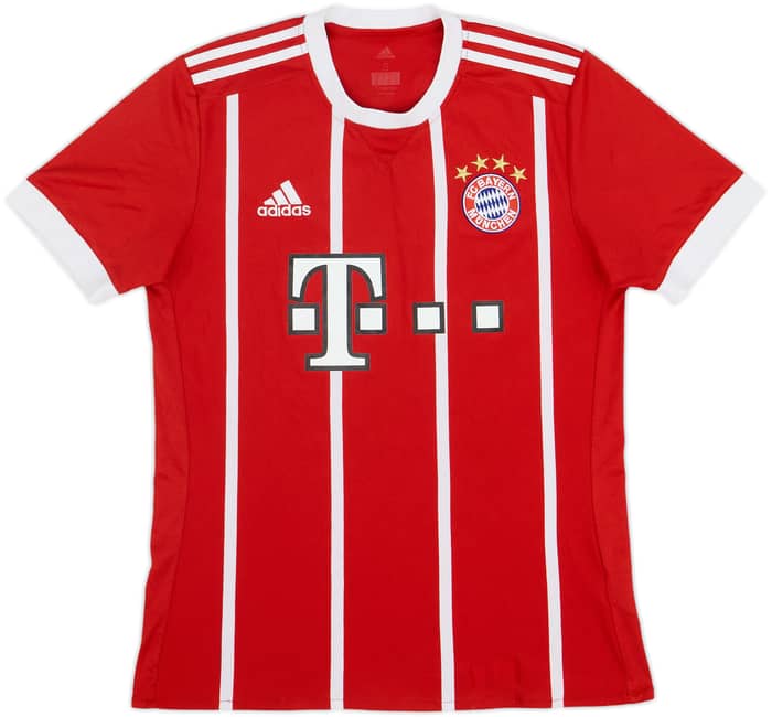 2017-18 Bayern Munich Home Shirt Lewandowski #9 - 6/10 - (S)