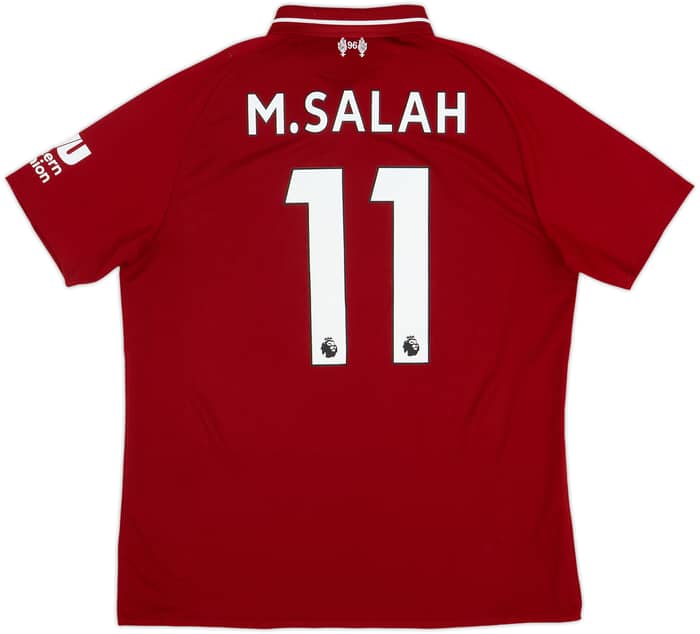 2018-19 Liverpool Home Shirt M.Salah #11 - 6/10 - (M)