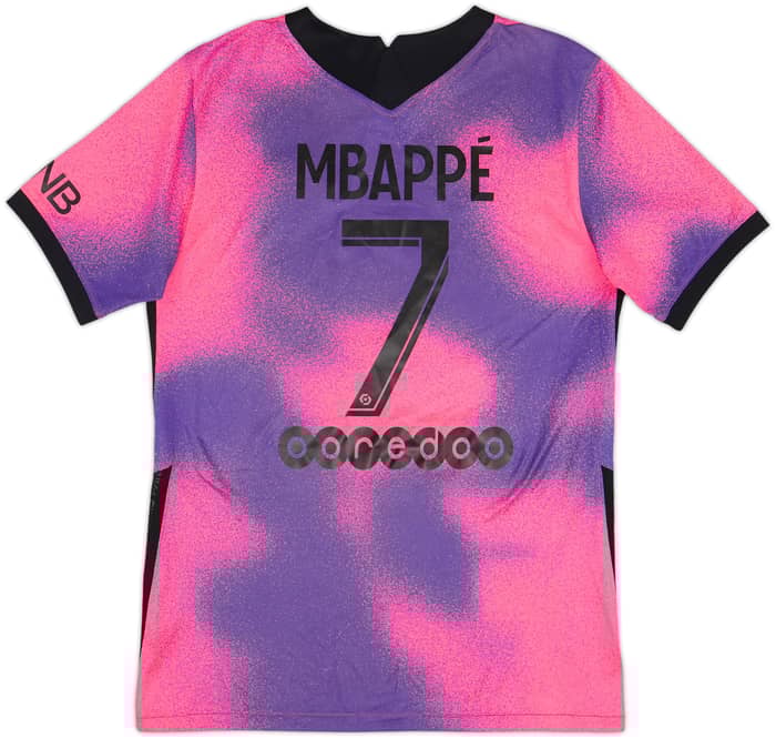 2020-21 Paris Saint-Germain Fourth Shirt Mbappe #7 - 8/10 - (S)