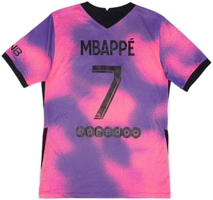 2020-21 Paris Saint-Germain Fourth Shirt Mbappe #7 - 8/10 - (S)