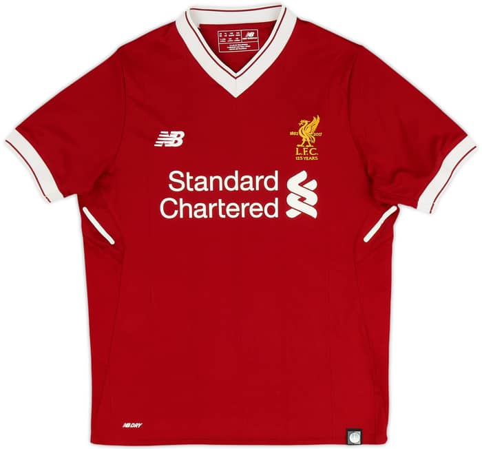 2017-18 Liverpool 125 Years Home Shirt - 9/10 - (L.Boys)