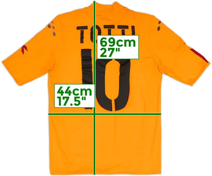 2004-05 Roma Third Shirt Totti #10 - 8/10 - (S)