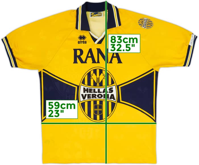 1995-96 Hellas Verona Away Shirt - 6/10 - (XL)