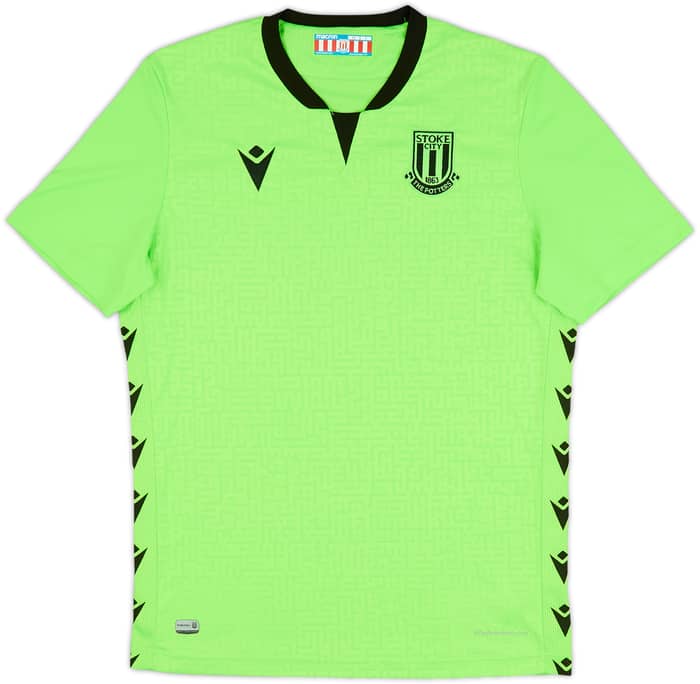 2021-22 Stoke City GK S/S Shirt - 10/10 - (S)