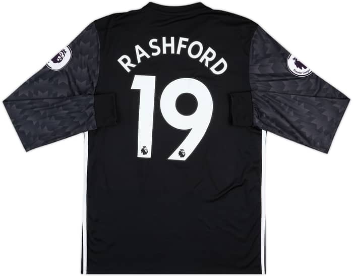 2017-18 Manchester United Away L/S Shirt Rashford #19 - 6/10 - (M)