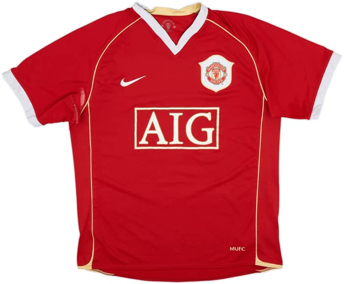 2006-07 Manchester United Home Shirt Rooney #8 - 7/10 - (M)