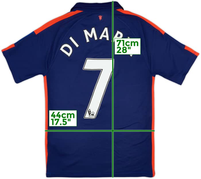 2014-15 Manchester United Third Shirt Di Maria #7 - 6/10 - (S)