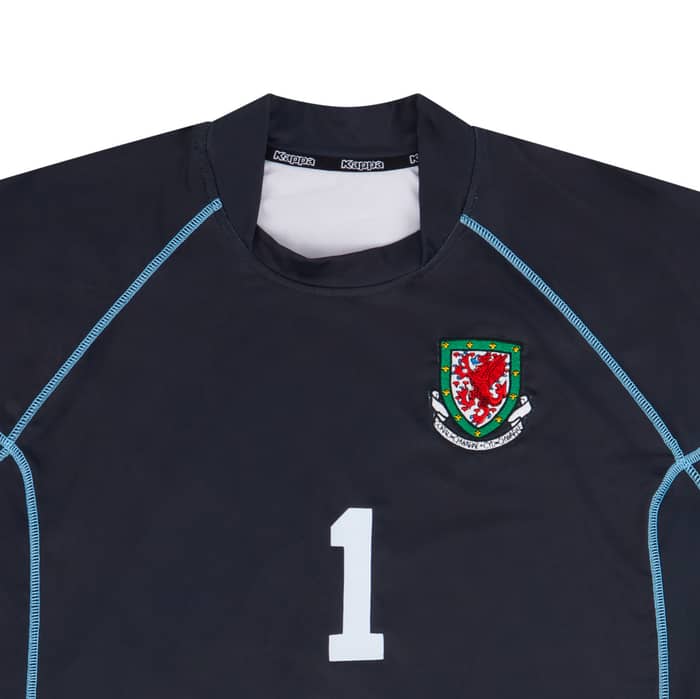 2003 Wales Match Worn GK Shirt #1 (Jones) v USA