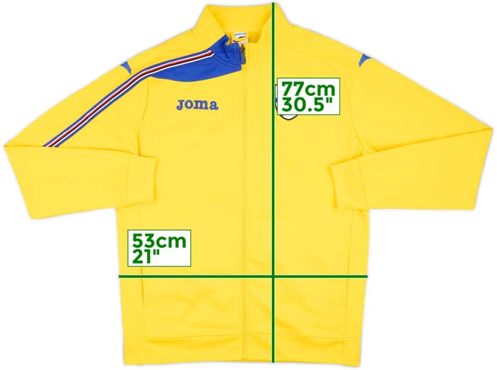 2016-17 Sampdoria Joma Track Jacket - 7/10 - (L)