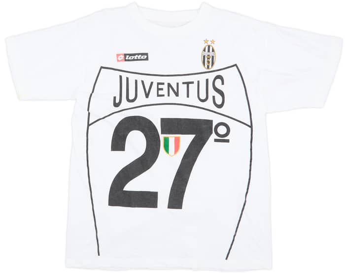 2002-03 Juventus Lotto 'Campioni D'Italia 2003' Graphic Tee - 7/10 - (L)