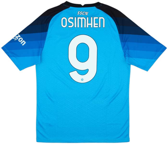 2022-23 Napoli Authentic Home Shirt Osimhen #9 (XL)