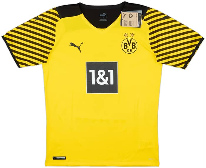 2021-22 Borussia Dortmund Player Issue Home Shirt Haaland #9 (L)