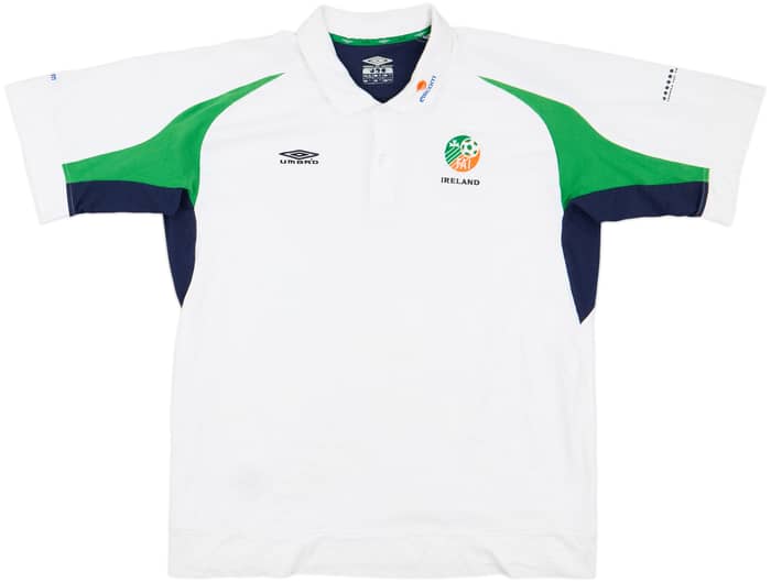 2002-04 Ireland Umbro Polo Shirt - 7/10 - (XL)