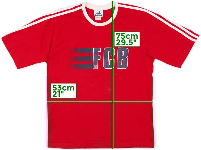 2000-01 Bayern adidas Cotton Tee - 5/10 - (M)
