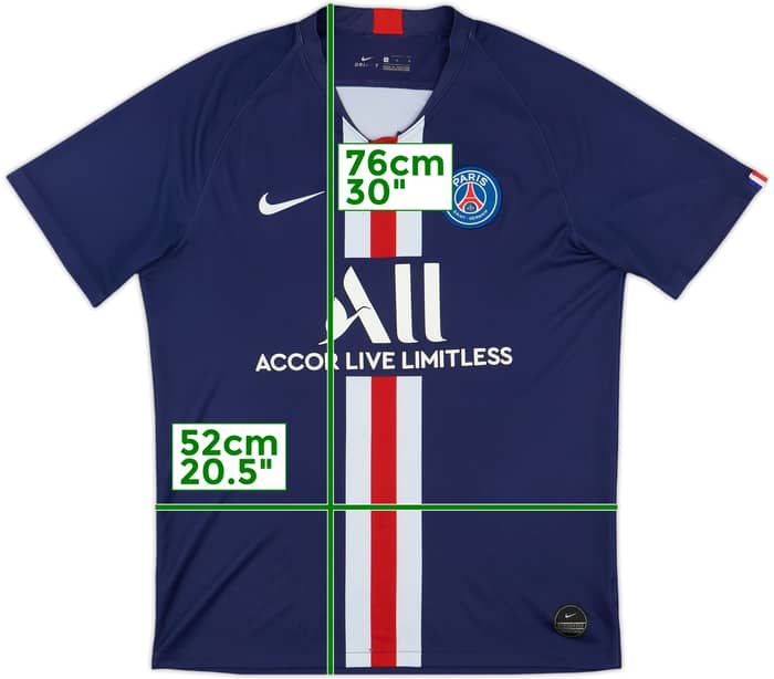 2019-20 Paris Saint-Germain Home Shirt - 4/10 - (L)