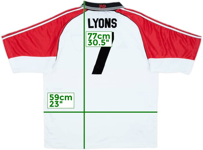 1998-99 Stuttgart Home Shirt Lyons #7 - 8/10 - (XL)