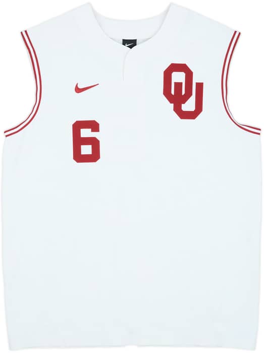 2022 Oklahoma Sooners Clark #6 Nike Authentic Alternate Jersey - 7/10 - (XL)