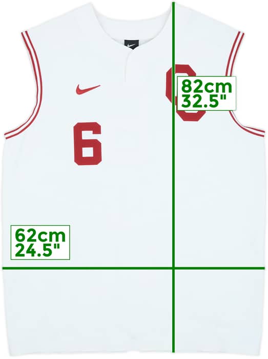 2022 Oklahoma Sooners Clark #6 Nike Authentic Alternate Jersey - 7/10 - (XL)