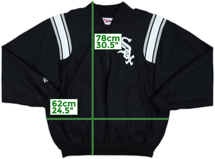 2000s Chicago White Sox Majestic 1/4 Zip Dugout Jacket - 9/10 - (XL)