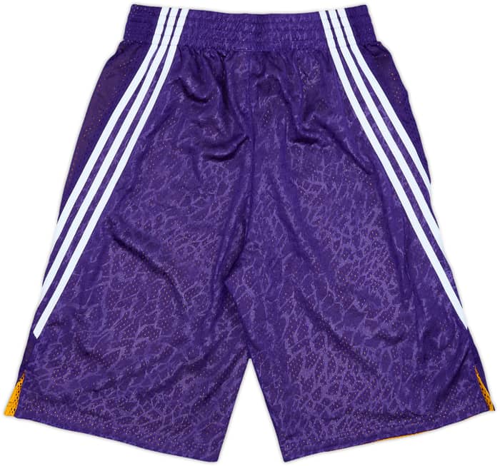 2013-14 LA Lakers adidas Reversible Training Shorts (M)