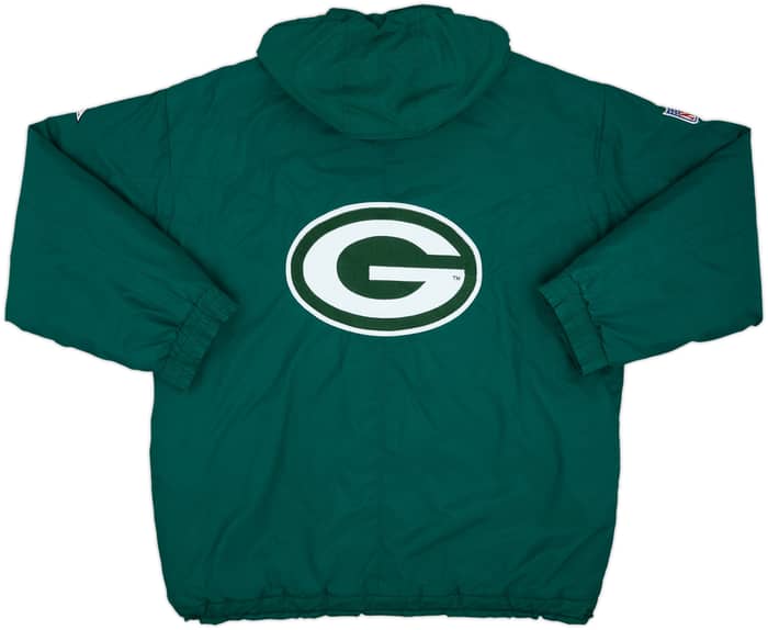 1990s Green Bay Packers Apex One Hooded Rain Coat - 7/10 - (XL)