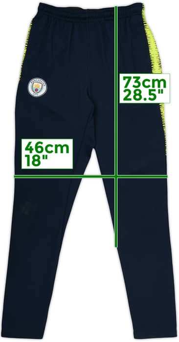 2018-19 Manchester City Nike Track Pants/Bottoms - 3/10 - (S)