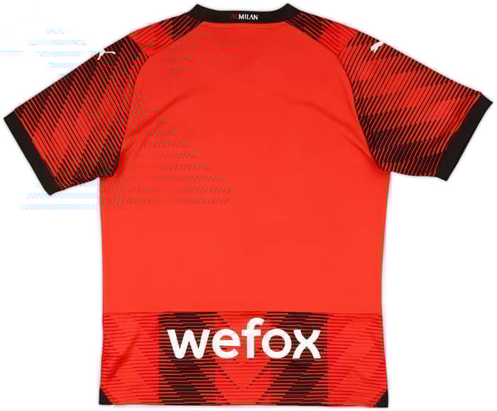 2023-24 AC Milan Home Shirt - 9/10 - (M)