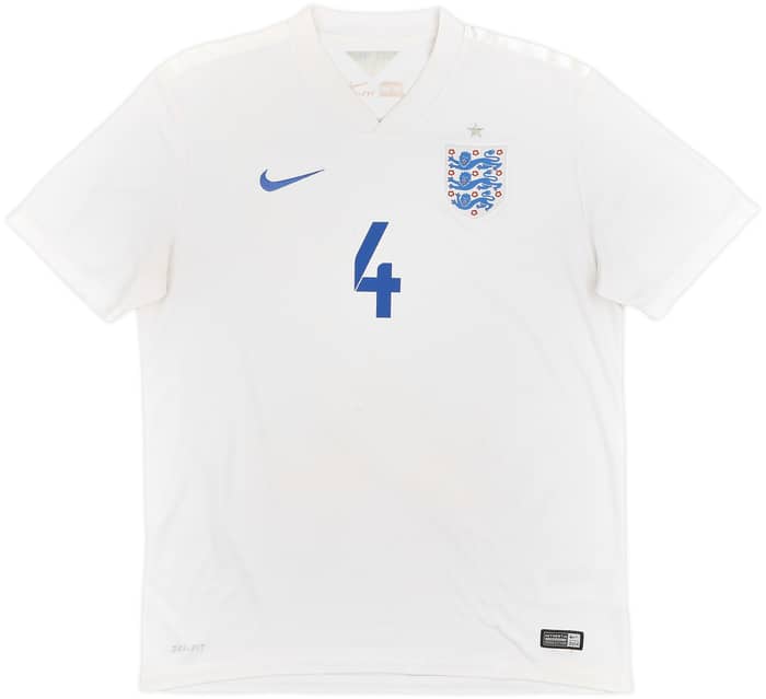 2014-15 England Home Shirt Gerrard #4 - 5/10 - (L)
