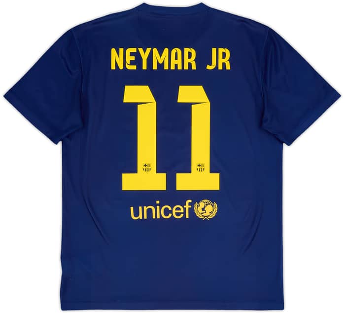 2014-15 Barcelona Basic Home Shirt Neymar Jr #11 - 10/10 - (M)
