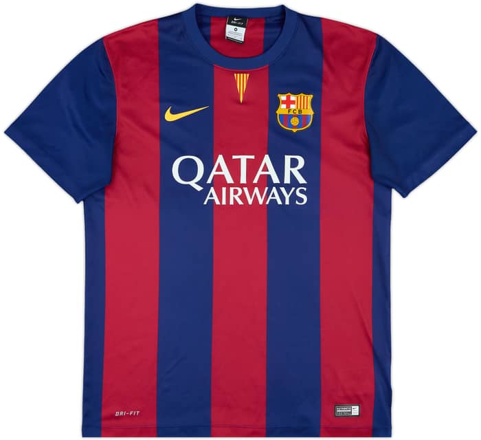 2014-15 Barcelona Basic Home Shirt Neymar Jr #11 - 10/10 - (M)
