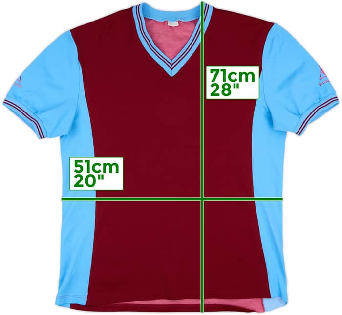 1982-83 Le Coq Sportif Template Shirt (Aston Villa) - 6/10 - (L)