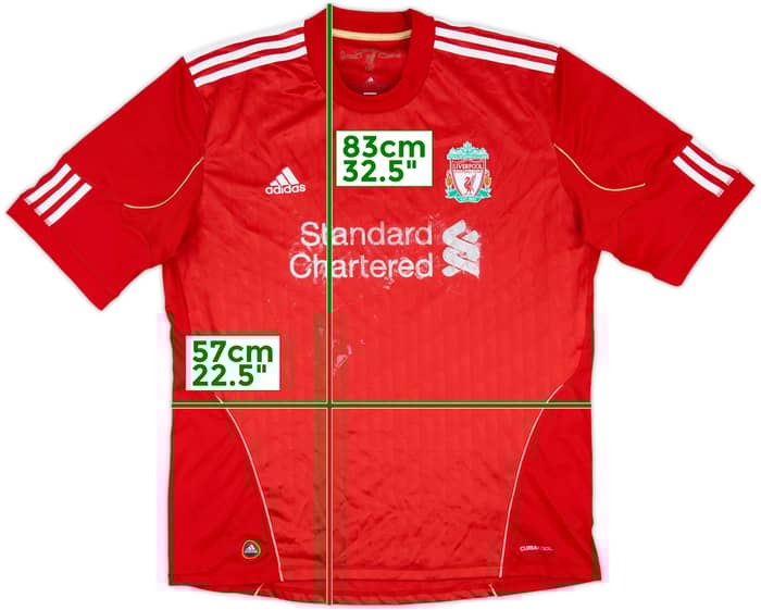 2010-12 Liverpool Home Shirt - 4/10 - (XL)