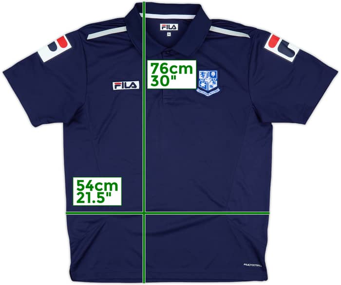 2012-14 Tranmere Rovers Fila Polo Shirt - 9/10 - (XL)
