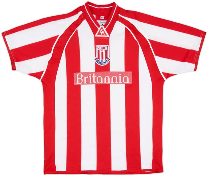 2001-03 Stoke City Home Shirt Katie #1 - 6/10 - (M.Boys)