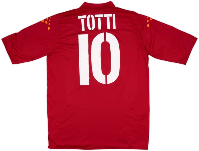 2004-05 Roma Home Shirt Totti #10 - 8/10 - (XL)