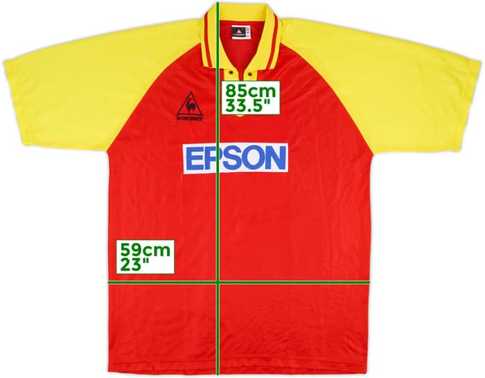 1990s Le Coq Sportif Template Shirt #10 - 7/10 - (XL)