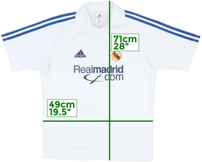 2001 Real Madrid Home Shirt - 5/10 - (XL.Boys)