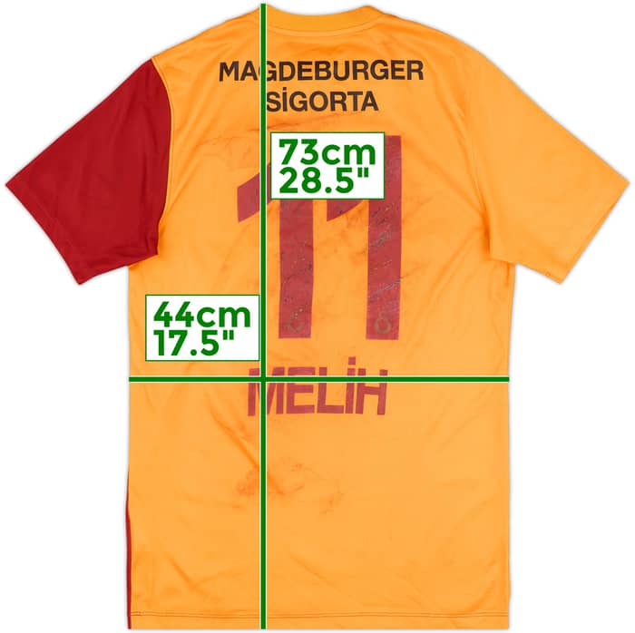 2021-22 Galatasaray Home Shirt Melih #11 - 4/10 - (S)