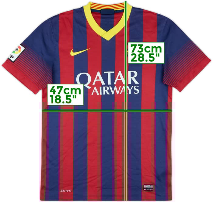 2013-14 Barcelona Home Shirt - 5/10 - (S)